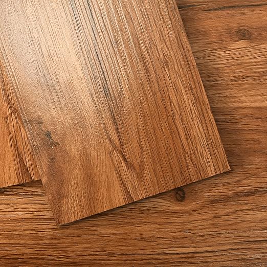 Warm brown wooden flooring sample